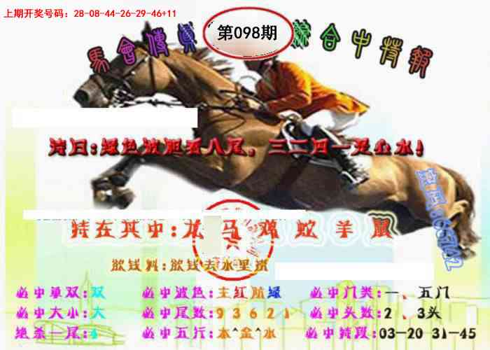 098期马会传真-综合报[图]