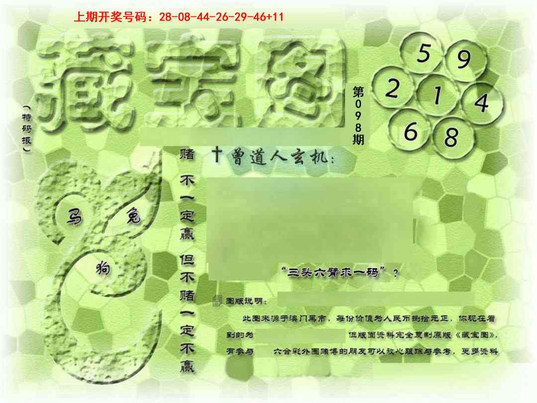 098期假新藏宝图[图]